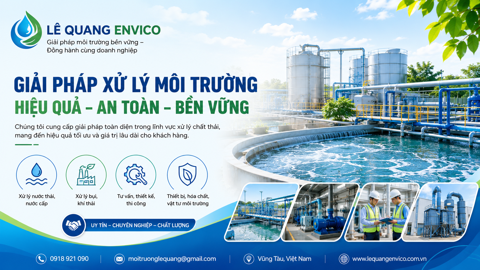 Lê Quang Envico – Đối tác xử lý môi trường tin cậy